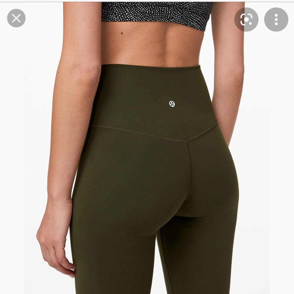 Lululemon align pant dark olive New!